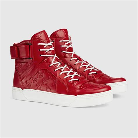 gucci high tops men's|Gucci signature high top sneaker.